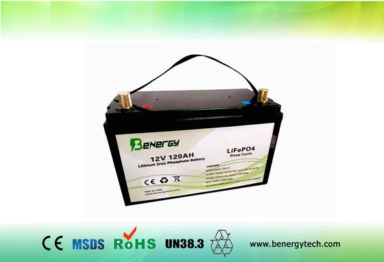 Глубокие батареи лития батареи IP65 12V 120AH RV LiFePO4 цикла для караванов